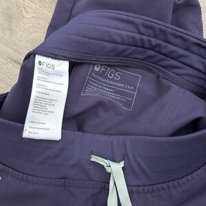 Figs Zamora purple shadow scrub pants